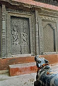 Varanasi , Lalita Ghat, Nepali Temple  - Nandi the doorkeeper of Siva temples  